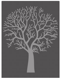 Le logo d'utopaille: le chêne zen
